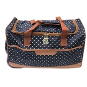 Wholesale - 20" POLKA DOTTED ROLLING DUFFEL BAG C/P 14, UPC: 849808014297